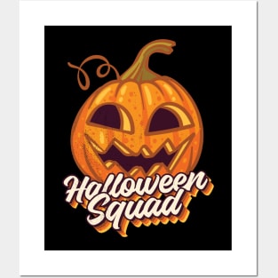 Pumpkin Halloween Squad Posters and Art